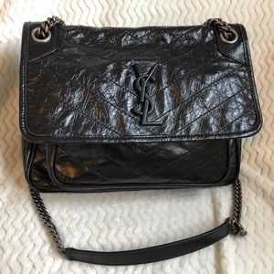 YSL Niki Medium (soft crocodile)